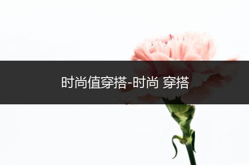 时尚值穿搭-时尚 穿搭