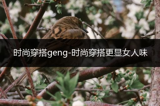 时尚穿搭geng-时尚穿搭更显女人味