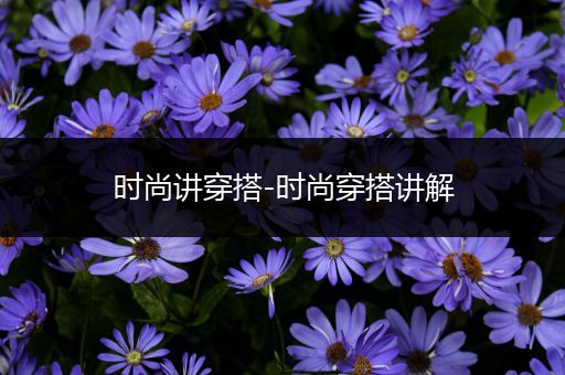 时尚讲穿搭-时尚穿搭讲解