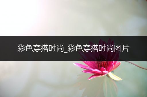 彩色穿搭时尚_彩色穿搭时尚图片