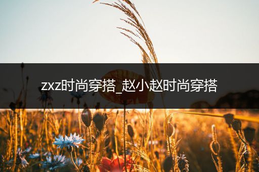 zxz时尚穿搭_赵小赵时尚穿搭