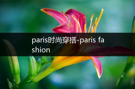 paris时尚穿搭-paris fashion