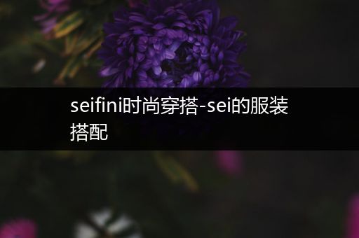 seifini时尚穿搭-sei的服装搭配