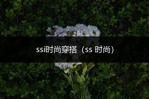 ssi时尚穿搭（ss 时尚）