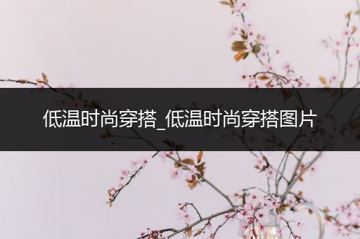 低温时尚穿搭_低温时尚穿搭图片