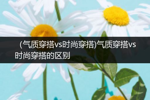 （气质穿搭vs时尚穿搭)气质穿搭vs时尚穿搭的区别