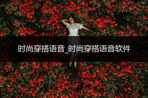 时尚穿搭语音_时尚穿搭语音软件