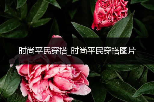 时尚平民穿搭_时尚平民穿搭图片