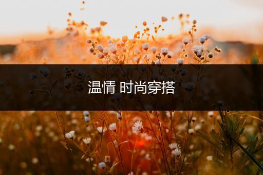 温情 时尚穿搭