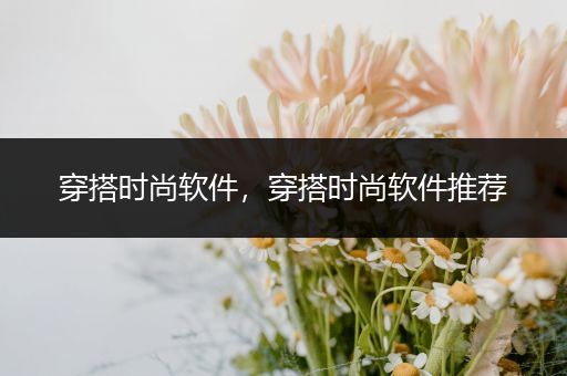 穿搭时尚软件，穿搭时尚软件推荐