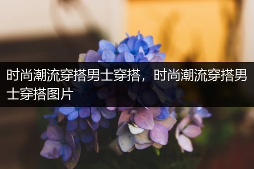 时尚潮流穿搭男士穿搭，时尚潮流穿搭男士穿搭图片