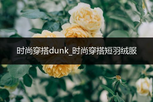 时尚穿搭dunk_时尚穿搭短羽绒服