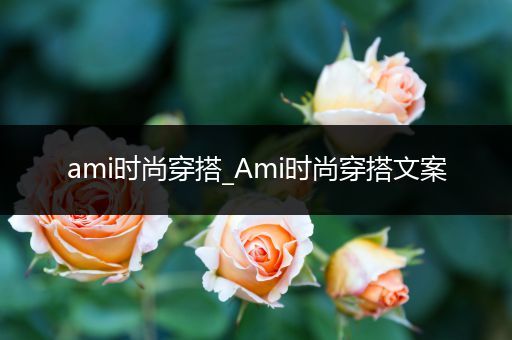 ami时尚穿搭_Ami时尚穿搭文案