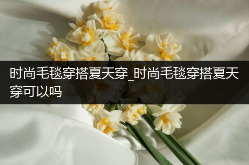 时尚毛毯穿搭夏天穿_时尚毛毯穿搭夏天穿可以吗