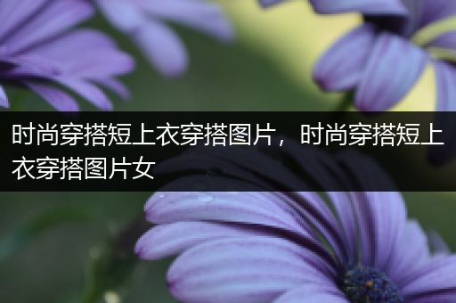 时尚穿搭短上衣穿搭图片，时尚穿搭短上衣穿搭图片女