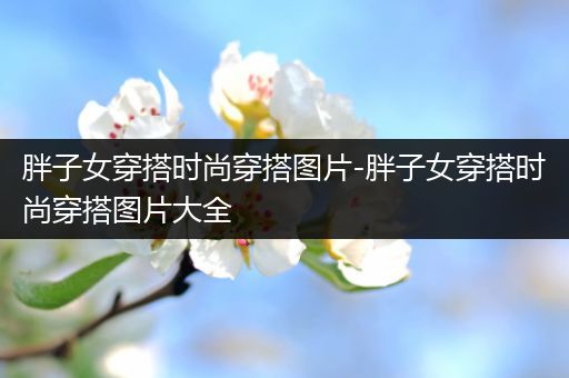 胖子女穿搭时尚穿搭图片-胖子女穿搭时尚穿搭图片大全