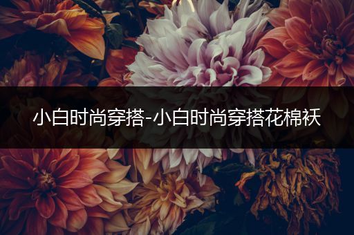 小白时尚穿搭-小白时尚穿搭花棉袄