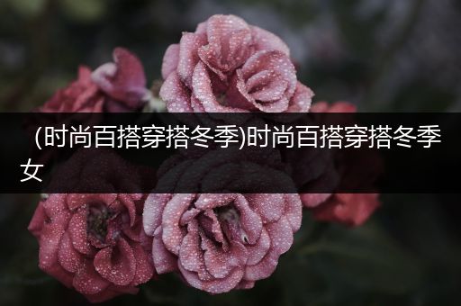 （时尚百搭穿搭冬季)时尚百搭穿搭冬季女