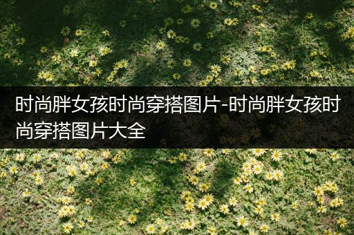 时尚胖女孩时尚穿搭图片-时尚胖女孩时尚穿搭图片大全