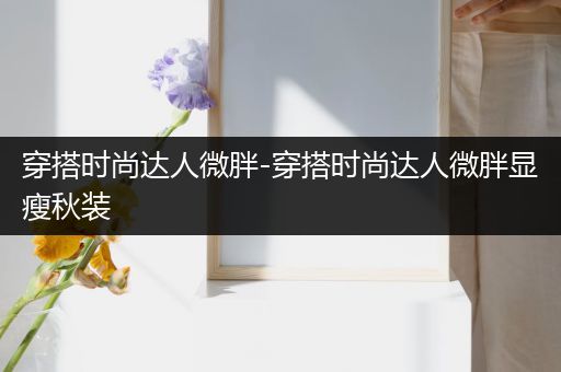 穿搭时尚达人微胖-穿搭时尚达人微胖显瘦秋装