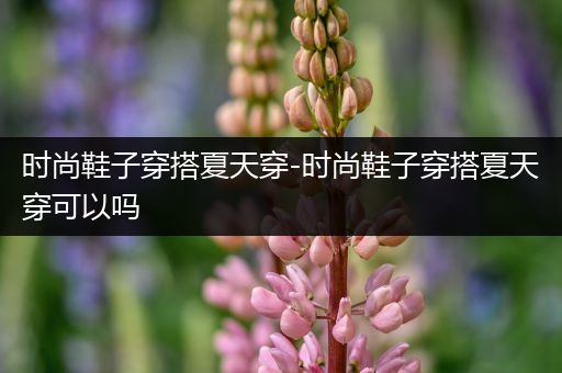 时尚鞋子穿搭夏天穿-时尚鞋子穿搭夏天穿可以吗