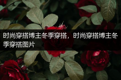 时尚穿搭博主冬季穿搭，时尚穿搭博主冬季穿搭图片