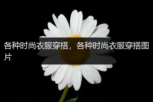 各种时尚衣服穿搭，各种时尚衣服穿搭图片