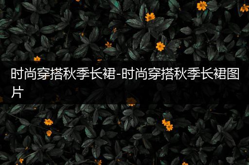 时尚穿搭秋季长裙-时尚穿搭秋季长裙图片