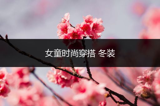 女童时尚穿搭 冬装