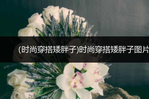 （时尚穿搭矮胖子)时尚穿搭矮胖子图片