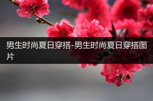 男生时尚夏日穿搭-男生时尚夏日穿搭图片