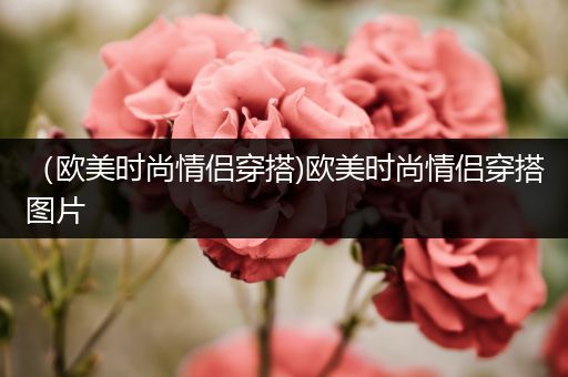 （欧美时尚情侣穿搭)欧美时尚情侣穿搭图片