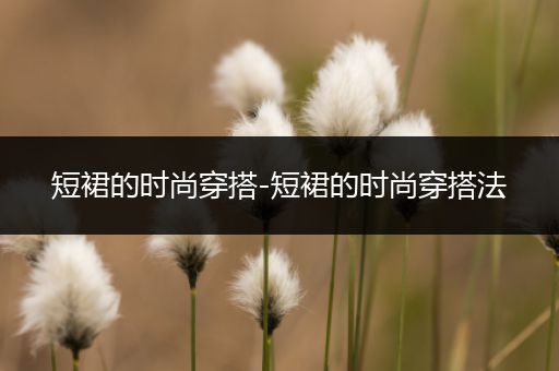 短裙的时尚穿搭-短裙的时尚穿搭法