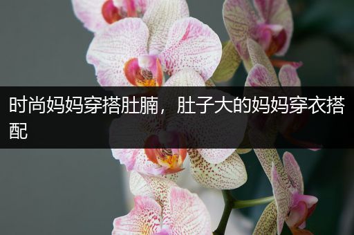 时尚妈妈穿搭肚腩，肚子大的妈妈穿衣搭配