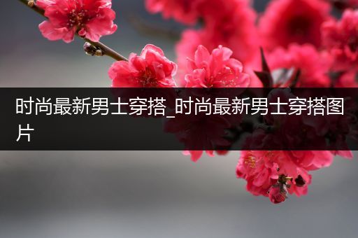 时尚最新男士穿搭_时尚最新男士穿搭图片