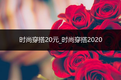 时尚穿搭20元_时尚穿搭2020