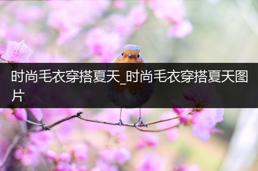 时尚毛衣穿搭夏天_时尚毛衣穿搭夏天图片