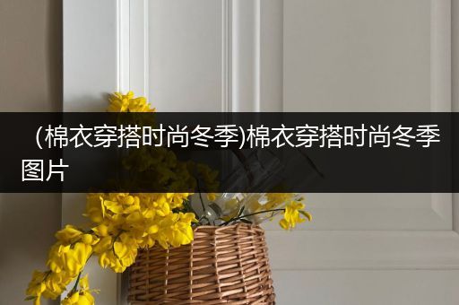 （棉衣穿搭时尚冬季)棉衣穿搭时尚冬季图片