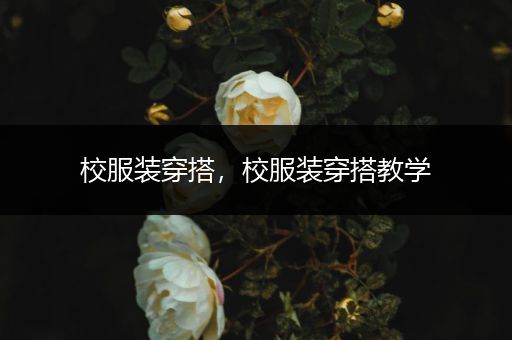 校服装穿搭，校服装穿搭教学