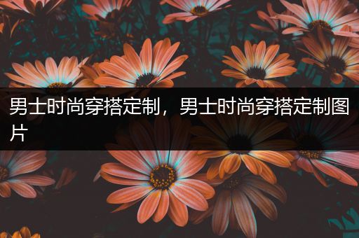 男士时尚穿搭定制，男士时尚穿搭定制图片