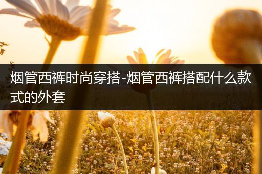 烟管西裤时尚穿搭-烟管西裤搭配什么款式的外套