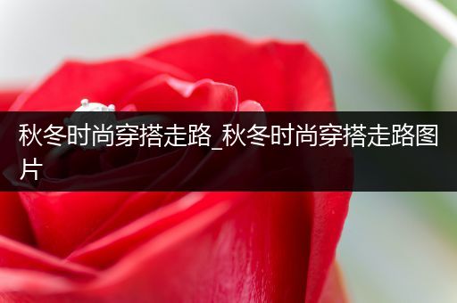 秋冬时尚穿搭走路_秋冬时尚穿搭走路图片