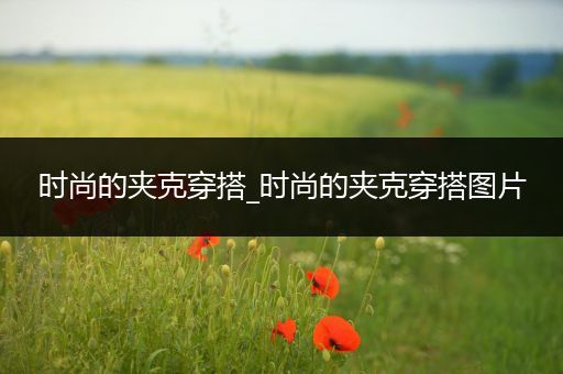 时尚的夹克穿搭_时尚的夹克穿搭图片