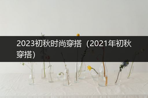 2023初秋时尚穿搭（2021年初秋穿搭）