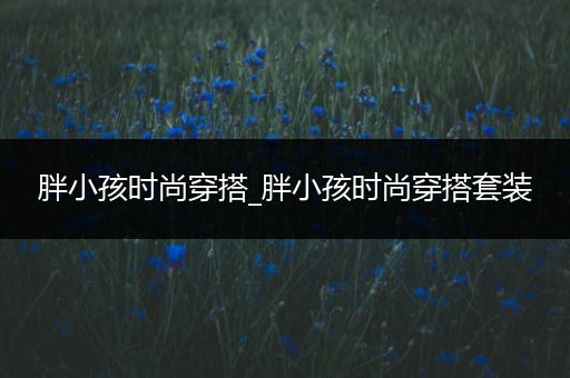 胖小孩时尚穿搭_胖小孩时尚穿搭套装