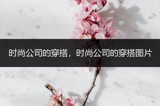 时尚公司的穿搭，时尚公司的穿搭图片