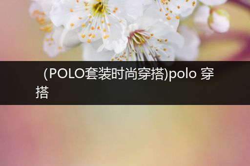 （POLO套装时尚穿搭)polo 穿搭