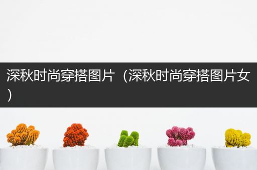 深秋时尚穿搭图片（深秋时尚穿搭图片女）