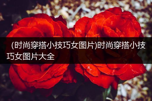 （时尚穿搭小技巧女图片)时尚穿搭小技巧女图片大全